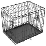 Double Door 24 inch dog cage double door access - British product