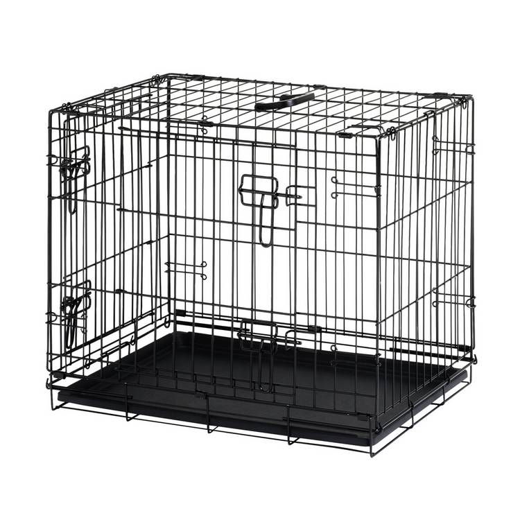Double Door 24 inch dog cage double door access - British product