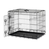 Double Door 24 inch dog cage double door access - British product