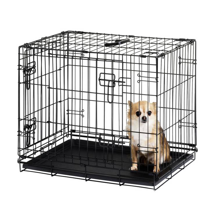 Double Door 24 inch dog cage double door access - British product