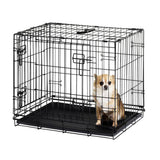 Double Door 24 inch dog cage double door access - British product