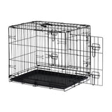 Double Door 24 inch dog cage double door access - British product