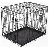 Double Door 24 inch dog cage double door access - British product