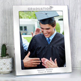 Graduation photo frame silver 21x25cm - British product