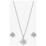 Jon Richard rhodium plated tree of life set, imported from the UK