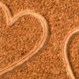 Argos Home hearts debossed coir mat 40x60cm - British product