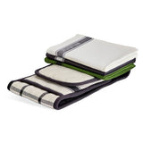 Habitat woven check kitchen textile set in green, UK version