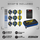Red Dragon Coolhand darts case and accessories, UK version