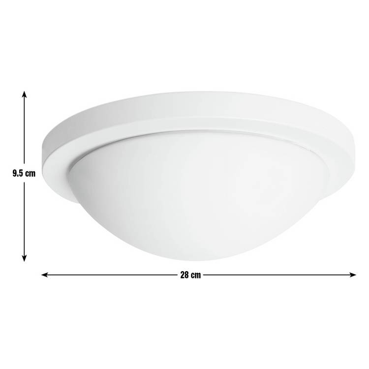 Argos Home bathroom ceiling light white 28cm, UK version