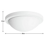 Argos Home bathroom ceiling light white 28cm, UK version