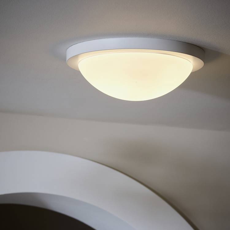 Argos Home bathroom ceiling light white 28cm, UK version
