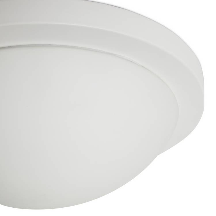 Argos Home bathroom ceiling light white 28cm, UK version