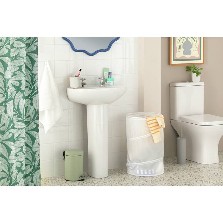 Home Essentials toilet brush grey (British brand)