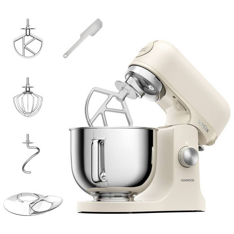 Kenwood kMix stand mixer in cream 5L - British product