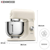 Kenwood kMix stand mixer in cream 5L - British product