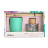 Habitat reed diffuser set star jasmine peach 12.5ml, imported from the UK