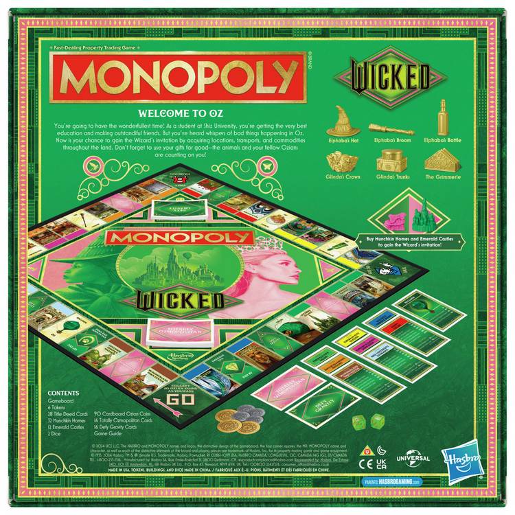 Monopoly Wicked Edition board game (British brand)