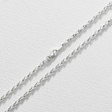 Revere sterling silver oval belcher chain 22 inch - British product