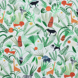 Habitat blackout roller blind green jungle design 90cm (British brand)