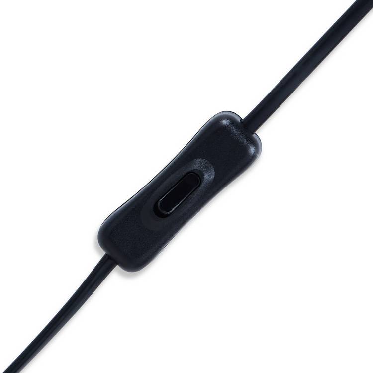 Habitat Eva Bobble ceramic mini table lamp black, British brand