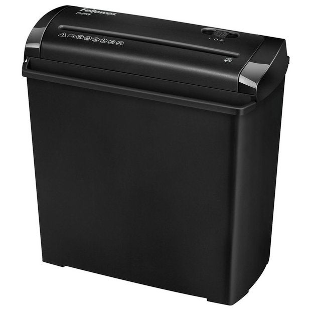 Fellowes P25s strip-cut paper shredder 11 litre, UK version