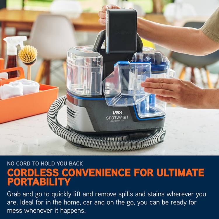 Vax cordless spot carpet cleaner - British product
