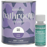 Argos Rust-Oleum Bathroom Tile Satin Paint Chalk White 750ml- Buy online at McGrocer
