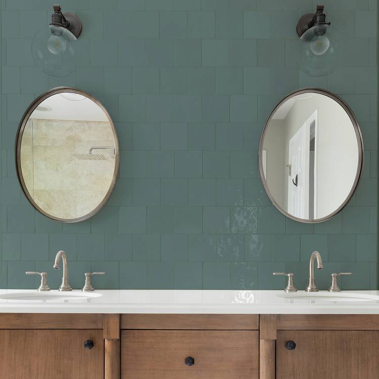 Rust-Oleum bathroom tile satin paint Deep Sea 750ml, UK version