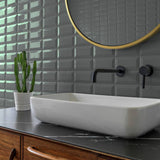 Rust-Oleum bathroom tile satin paint 750ml Graphite (British brand)