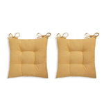 Habitat chambray seat cushions mustard pack of 2, UK version