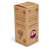 Petface Planet 200 compostable dog poop bags, imported from the UK
