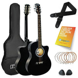 3rd Avenue guitar pack black full size, UK version