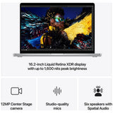 Apple MacBook Pro M4 Pro 16.2in, imported from the UK