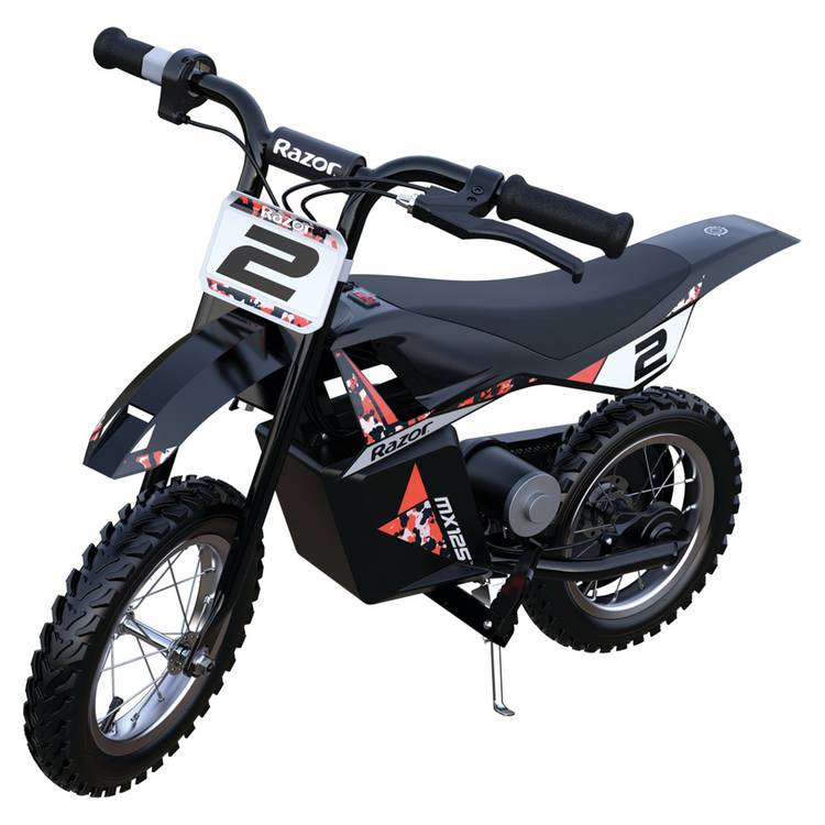 Razor MX125 electric dirt bike, UK version