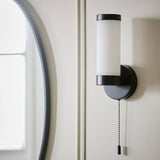 Argos Argos Home Aspley Opal Glass Bathroom Wall Light - Black- Buy online at McGrocer