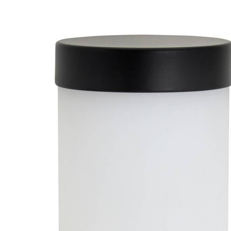 Argos Home Aspley opal glass bathroom wall light black (British brand)
