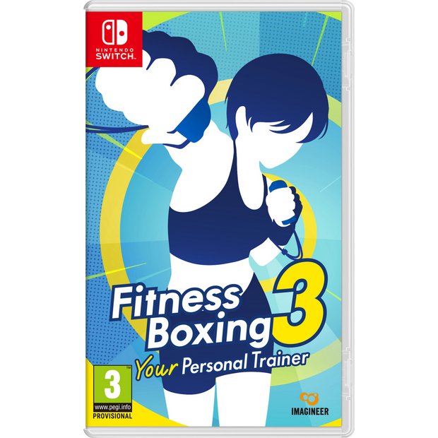 Fitness Boxing 3 Nintendo Switch game cartridge (British brand)
