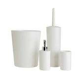 Home Essentials 4 piece bathroom set white (British brand)