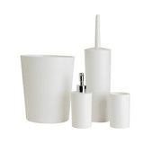 Argos Home Essentials 4 Piece Bathroom Bin and Accessory Set - White- Buy online at McGrocer