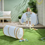 Chad Valley blue play tunnel for toddlers - British product
