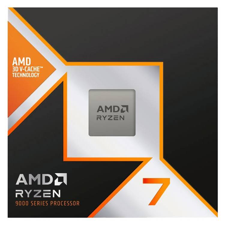 AMD Ryzen 7 9800X3D processor, UK version