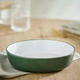 Argos Habitat Two Tone 4 Piece Stoneware Pasta Bowls - Green & White- Buy online at McGrocer