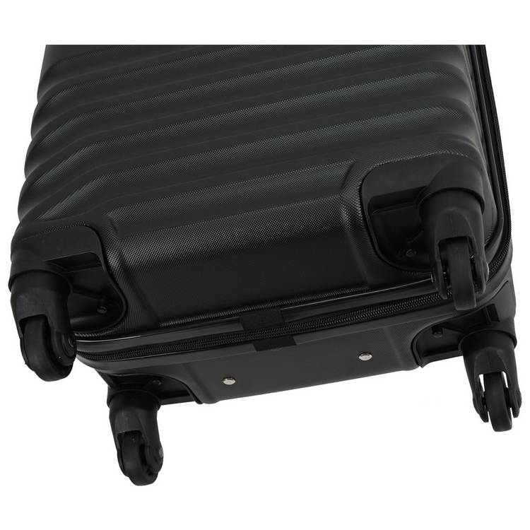 Featherstone 4 wheel hard suitcase large black, UK version