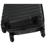 Featherstone 4 wheel hard suitcase large black, UK version