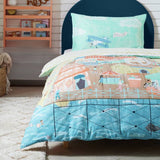 Argos Habitat Cotton Seaside Panel Kids Bedding Set - Single- Buy online at McGrocer