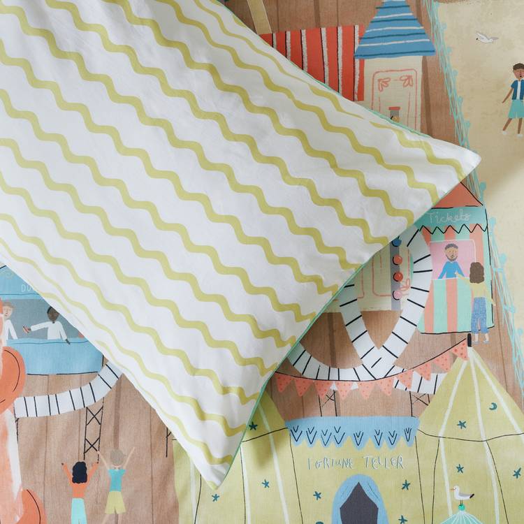 Habitat kids bedding set single seaside panel (British brand)