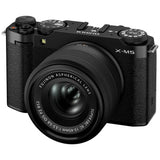 Fujifilm X-M5 mirrorless camera with XC15-45mm lens (British brand)