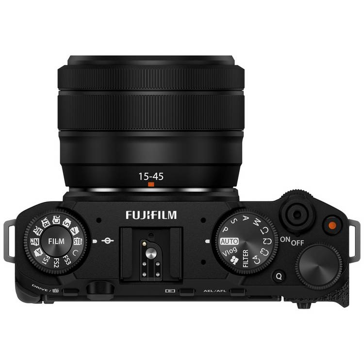 Fujifilm X-M5 mirrorless camera with XC15-45mm lens (British brand)