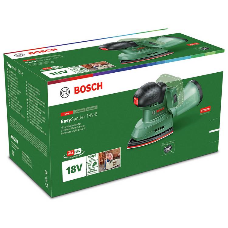 Bosch EasySander 18V cordless multi sander, UK version