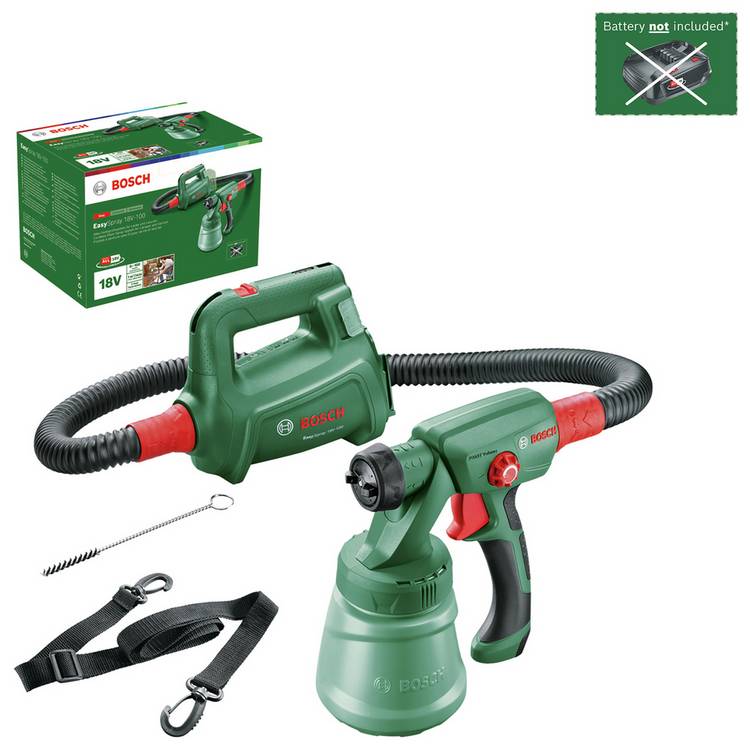 Bosch EasySpray 18V paint sprayer 800ml - British product